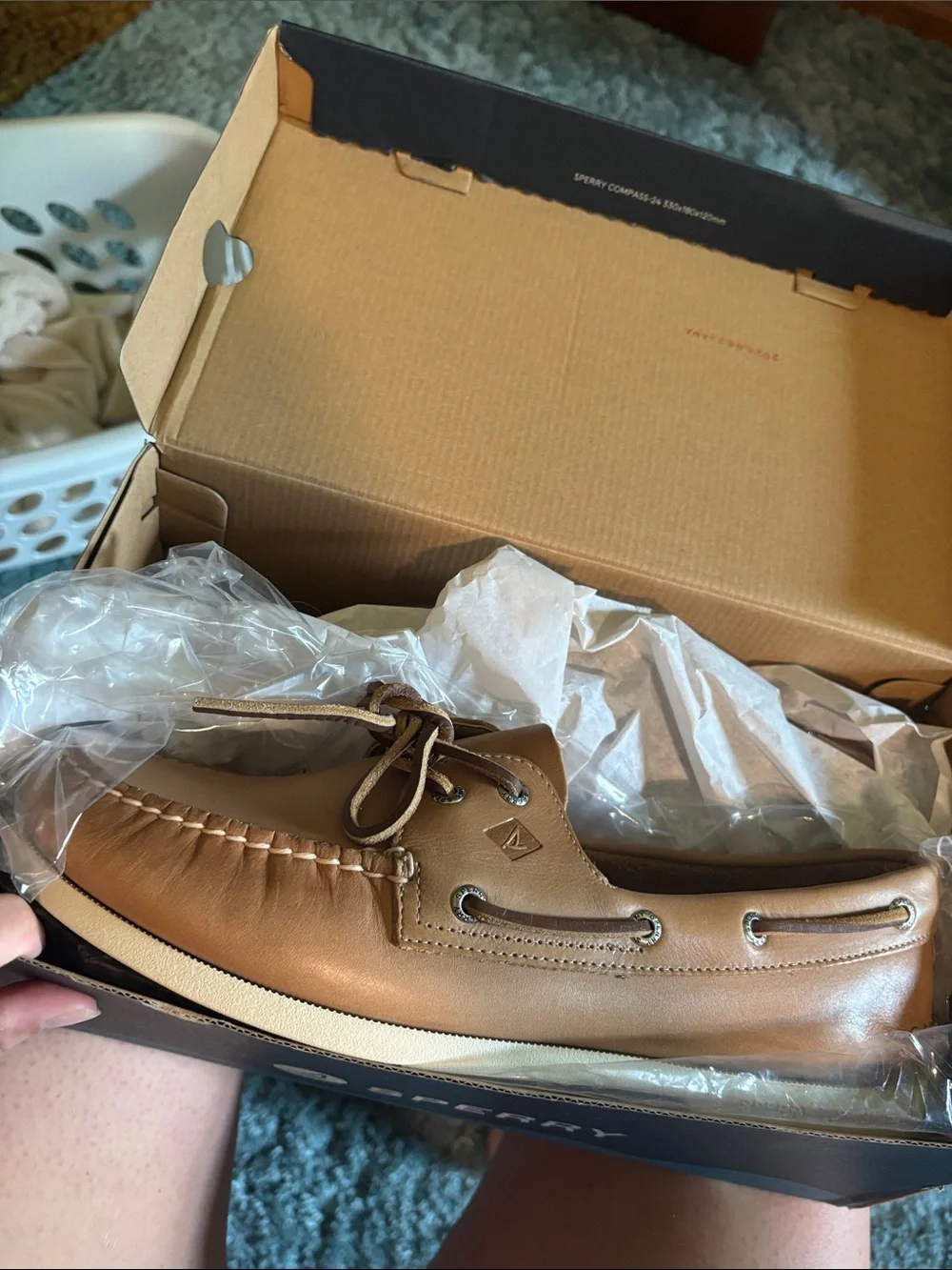 Sperry Men's Leather Boat Shoe - Brown